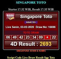 Totopelangi888 Sgp Hari Ini Result